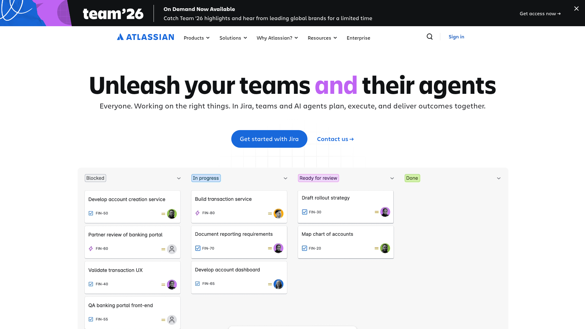 Screenshot of Atlassian Rovo website