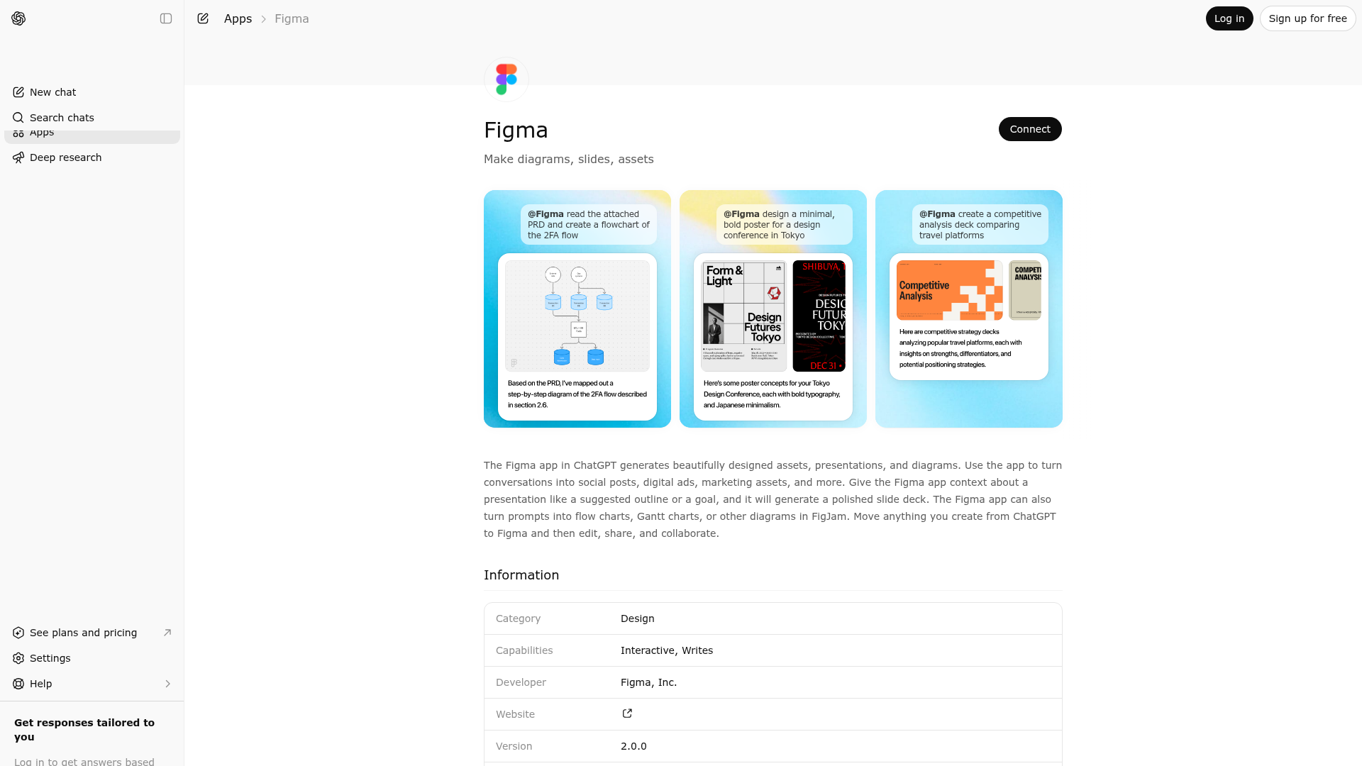 Screenshot of Figma website