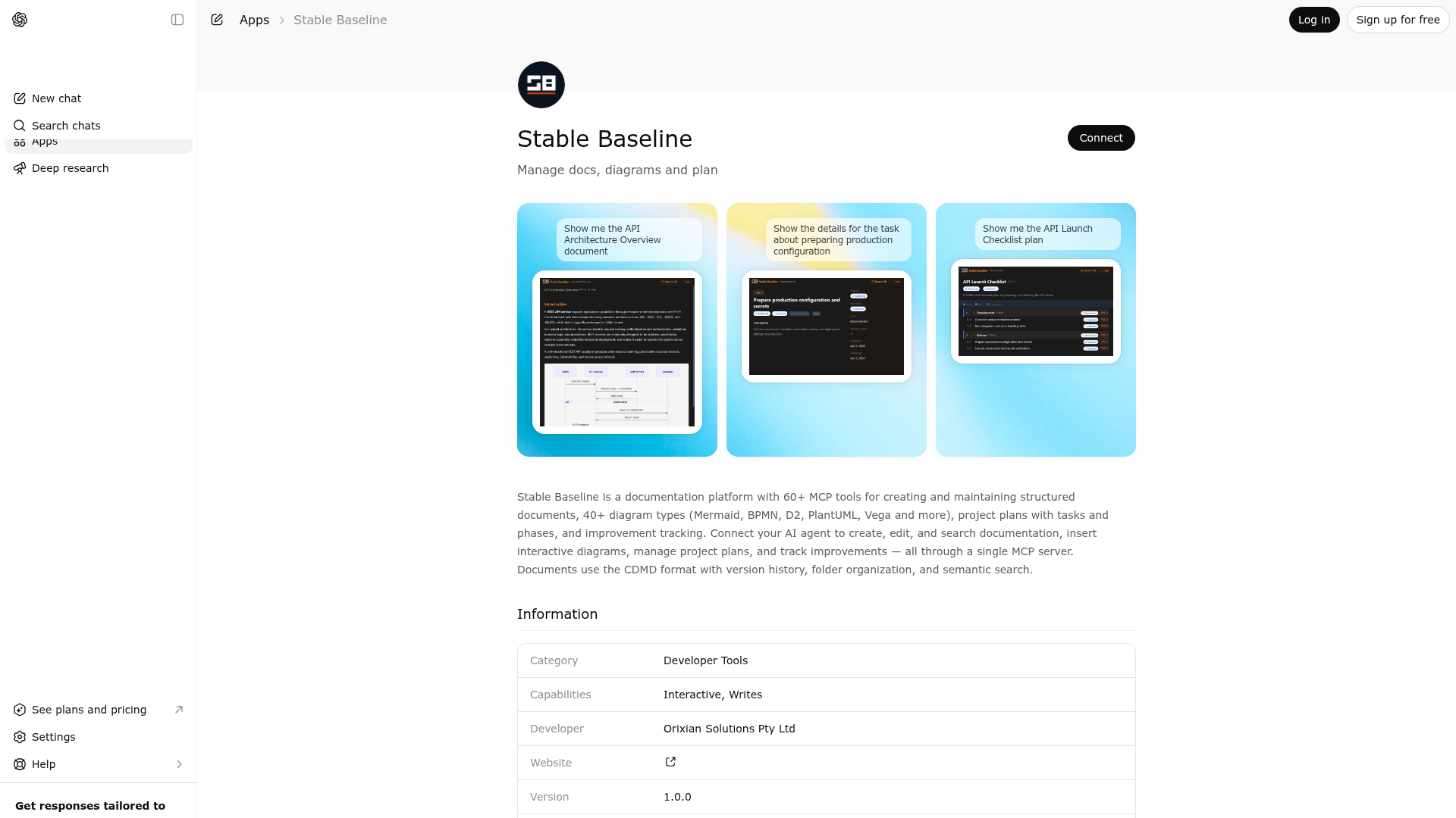 Screenshot of Stable Baseline website