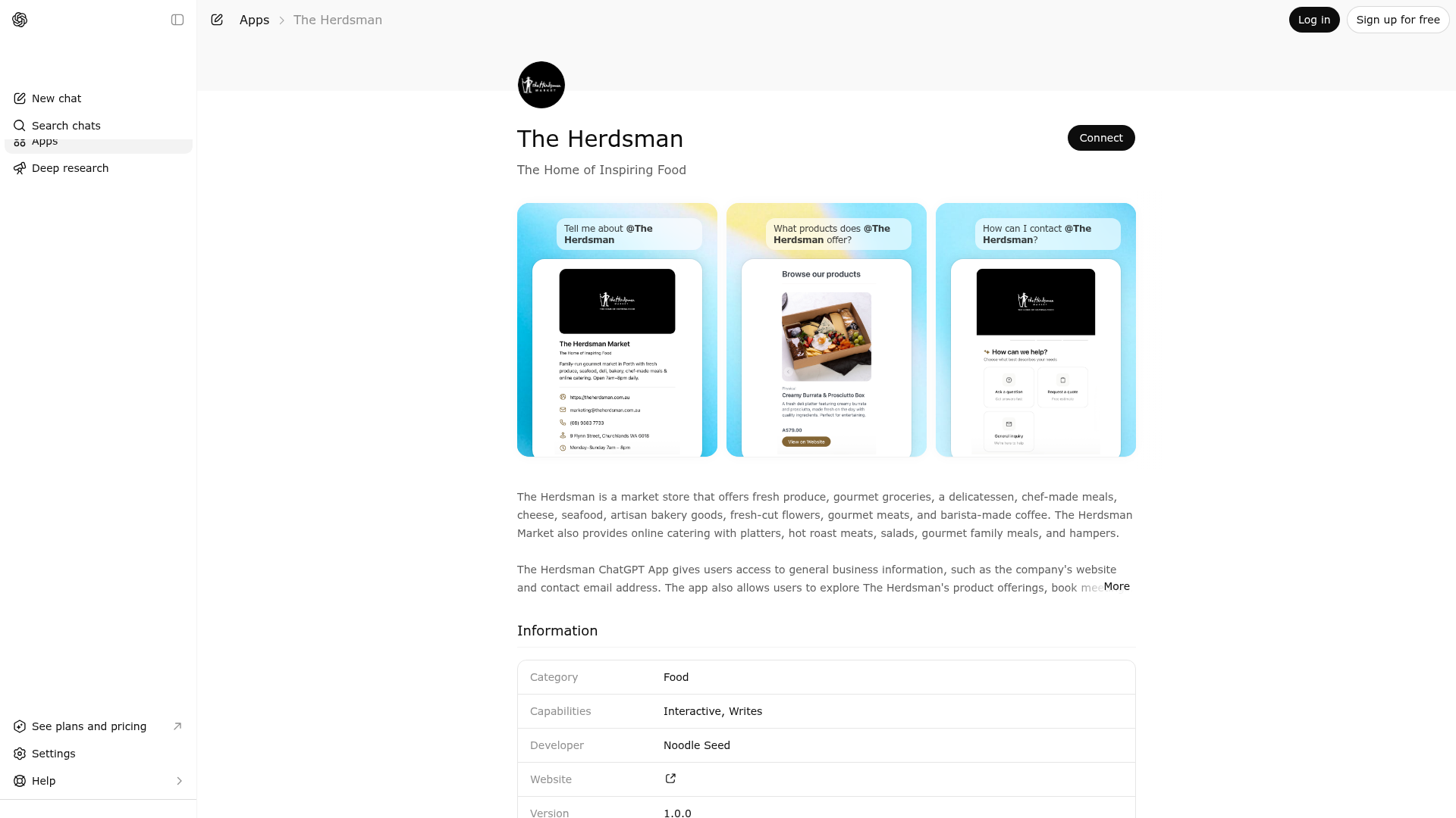 Screenshot of The Herdsman website